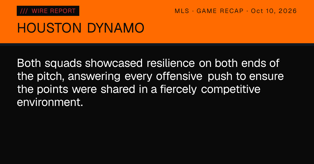 Houston Dynamo FC and Minnesota United FC battle to a 2-2 draw in ...