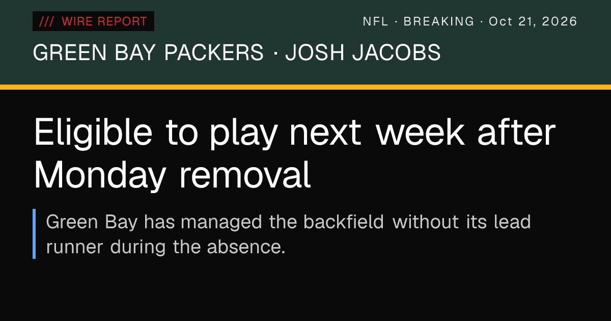 Packers RB Josh Jacobs returns to practice after exempt-list stint ...