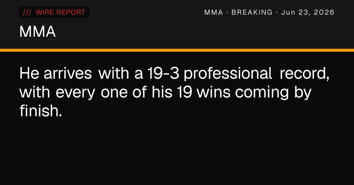 UFC signs Milos Janicic, its first fighter from Montenegro — Wire Report